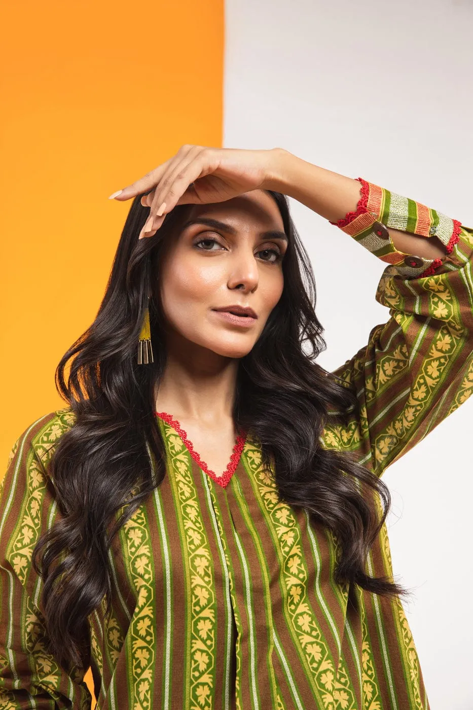1 Pc Printed Lawn Shirt