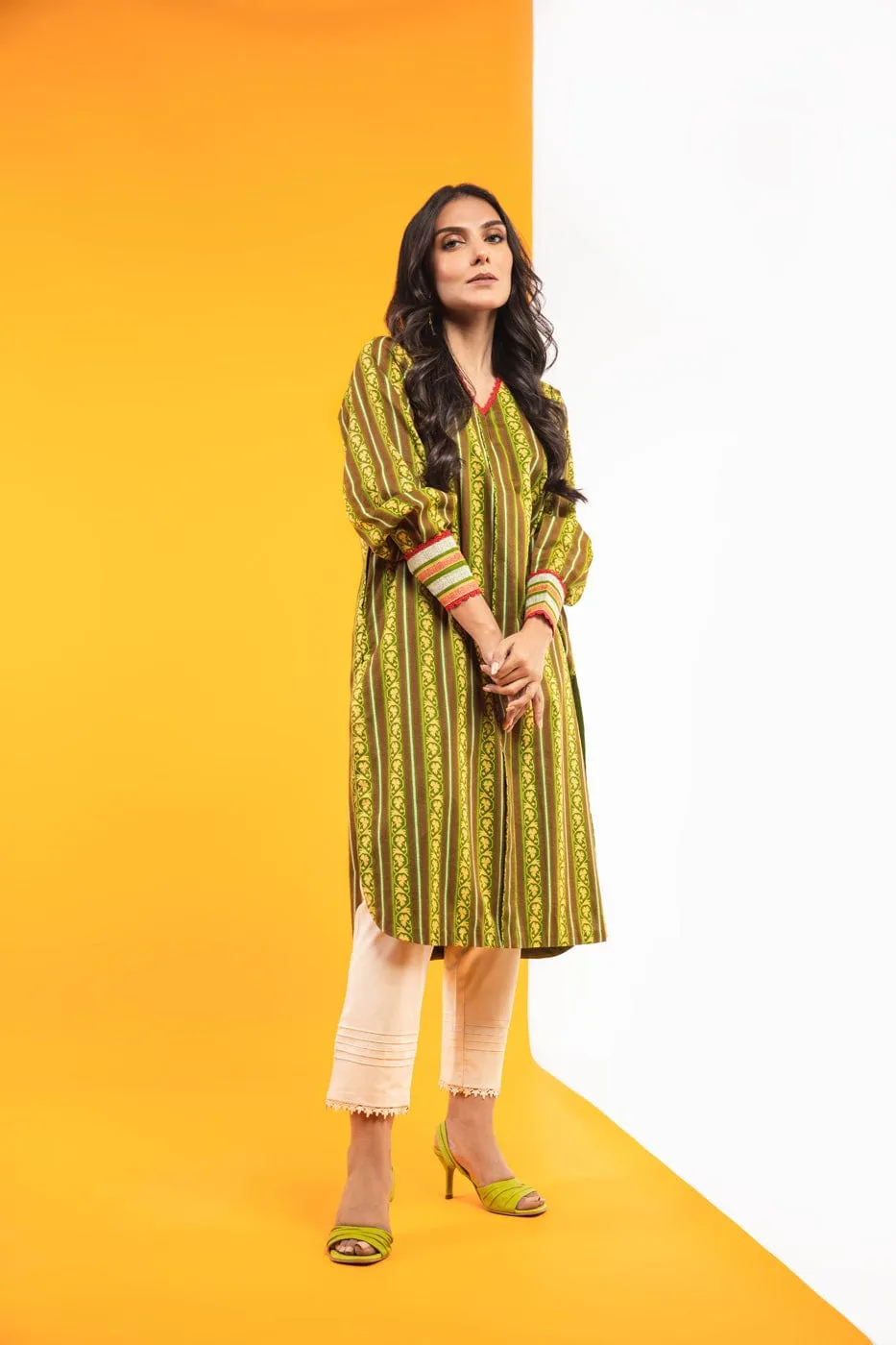 1 Pc Printed Lawn Shirt