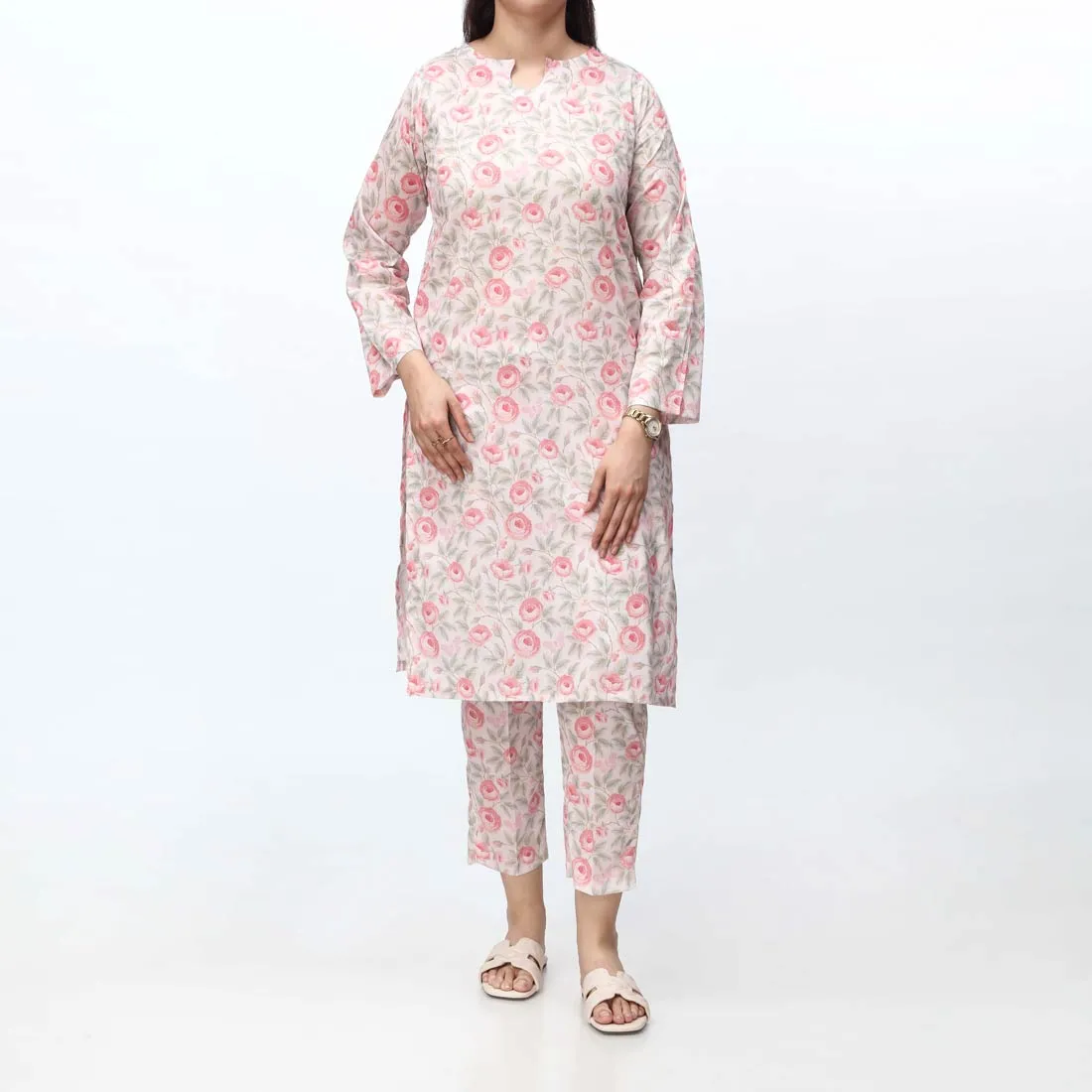 2PC - Unstitched Digital Printed Lawn Suit PS4829