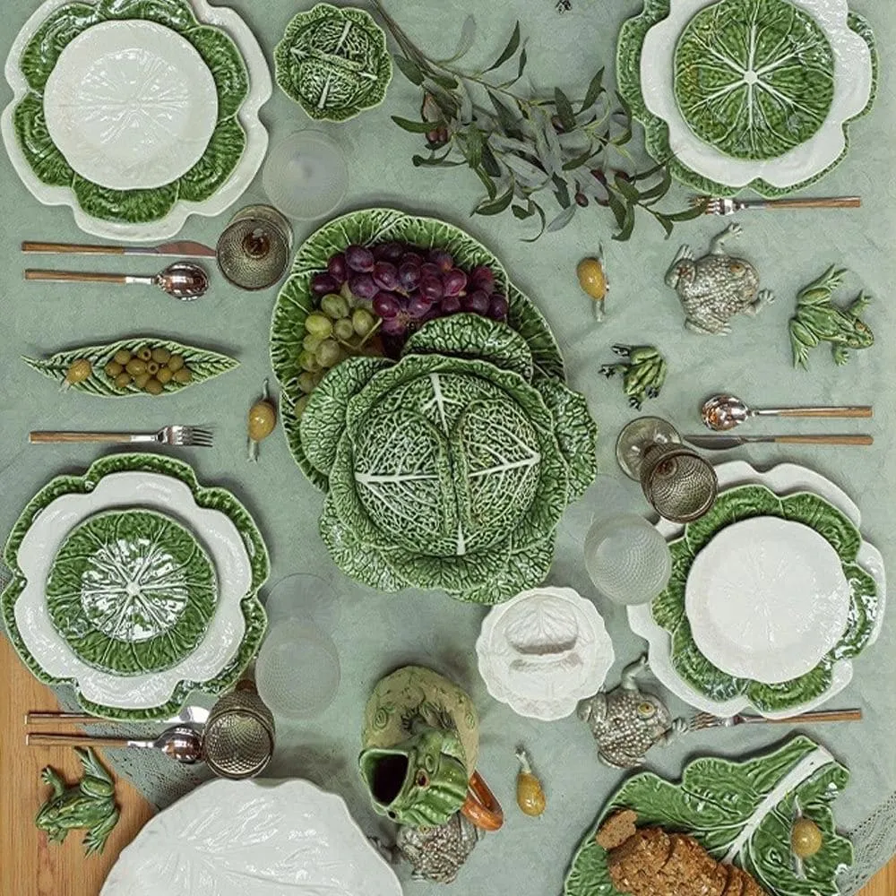 Bordallo Pinheiro Cabbage dinner plate 19 cm.