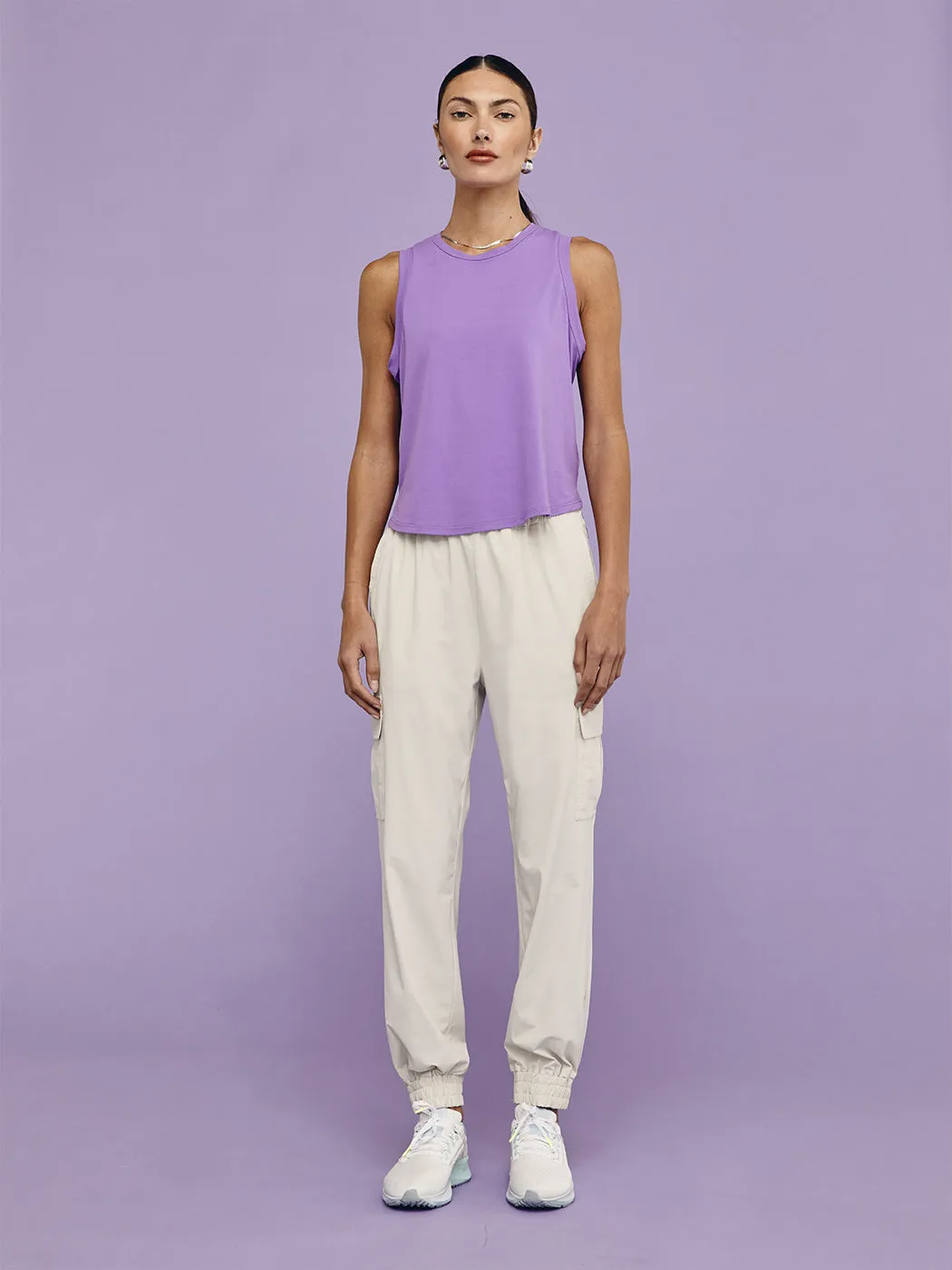 Breathe Tee - Amethyst