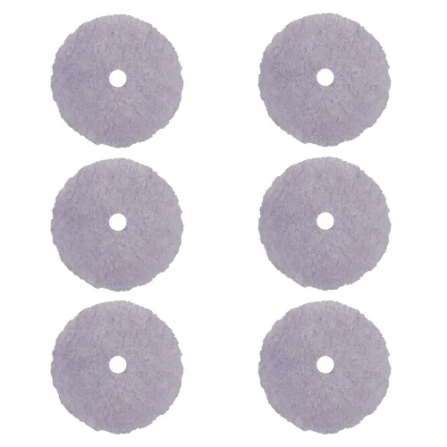 BUFF AND SHINE | Purple 100% Knittted Wool Blend • Cutting
