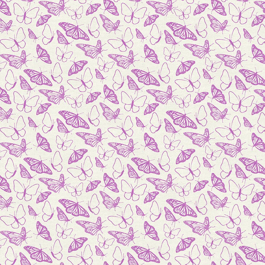Butterfly Outline - Purple