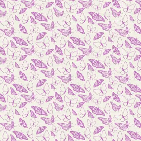 Butterfly Outline - Purple