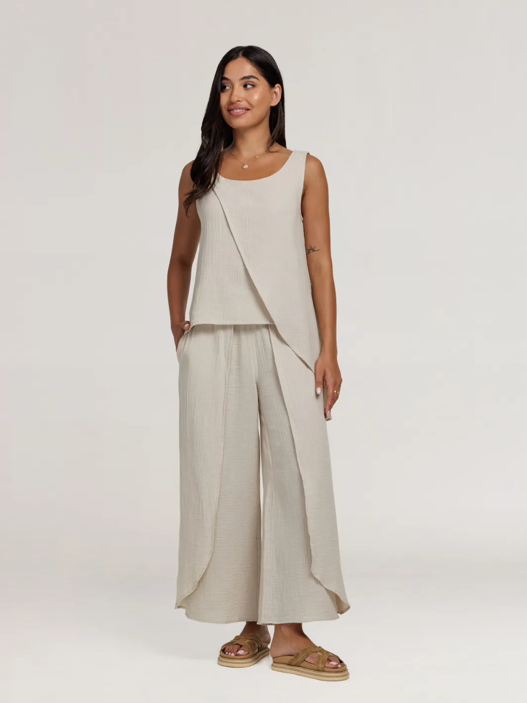Caro Cotton Top Stone