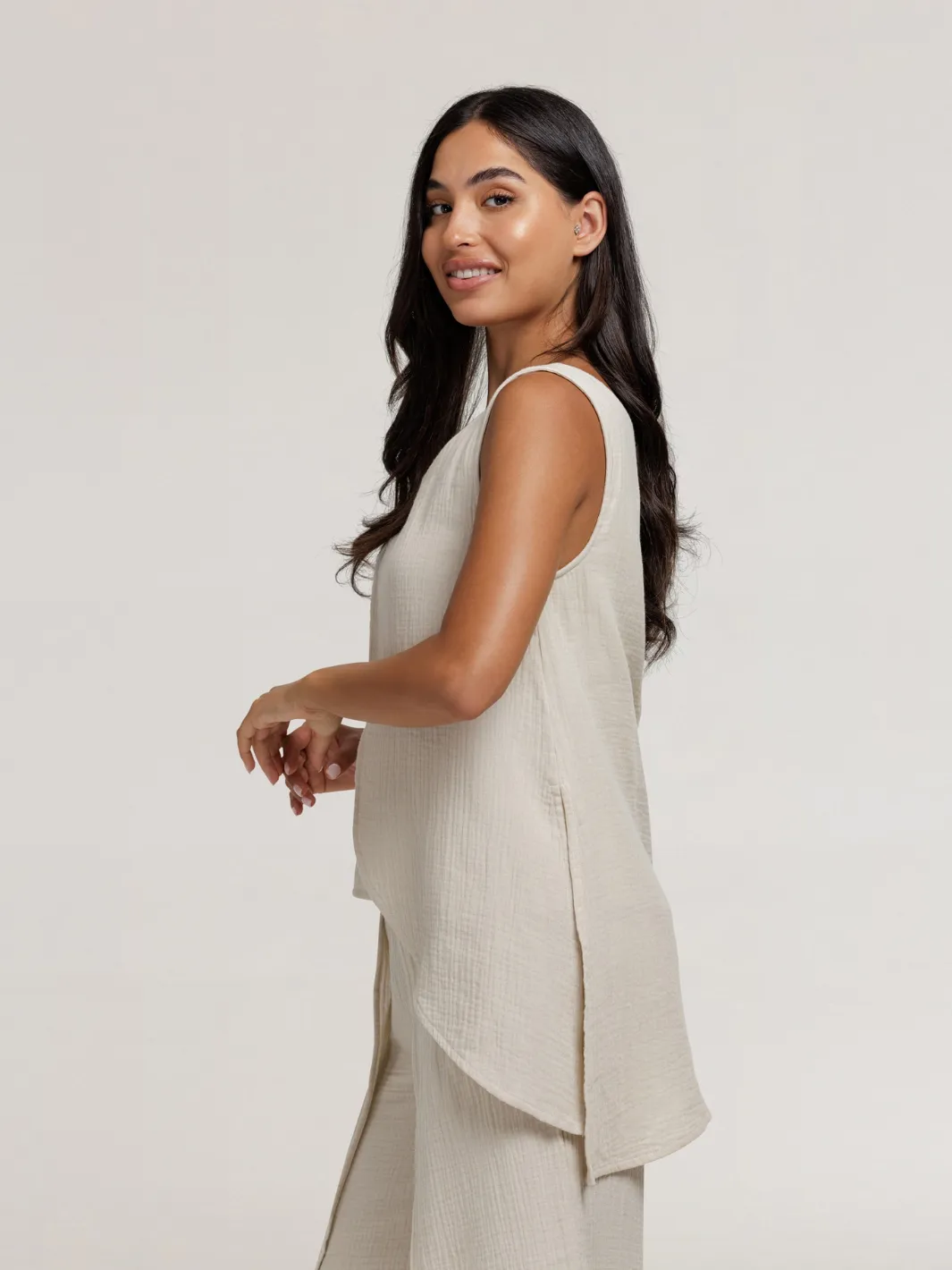 Caro Cotton Top Stone