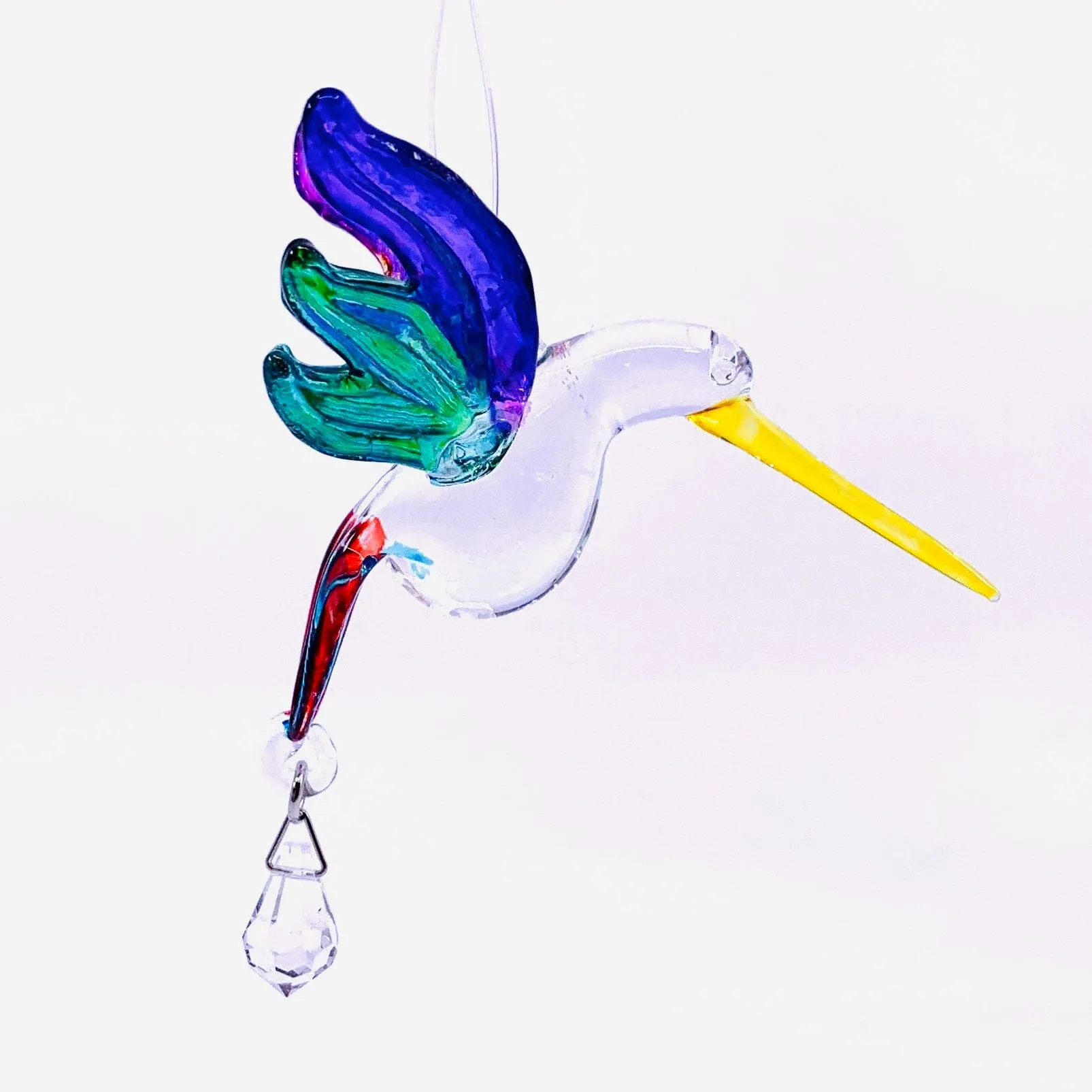 Dazzle Glass Hummingbird, Rainbow 18