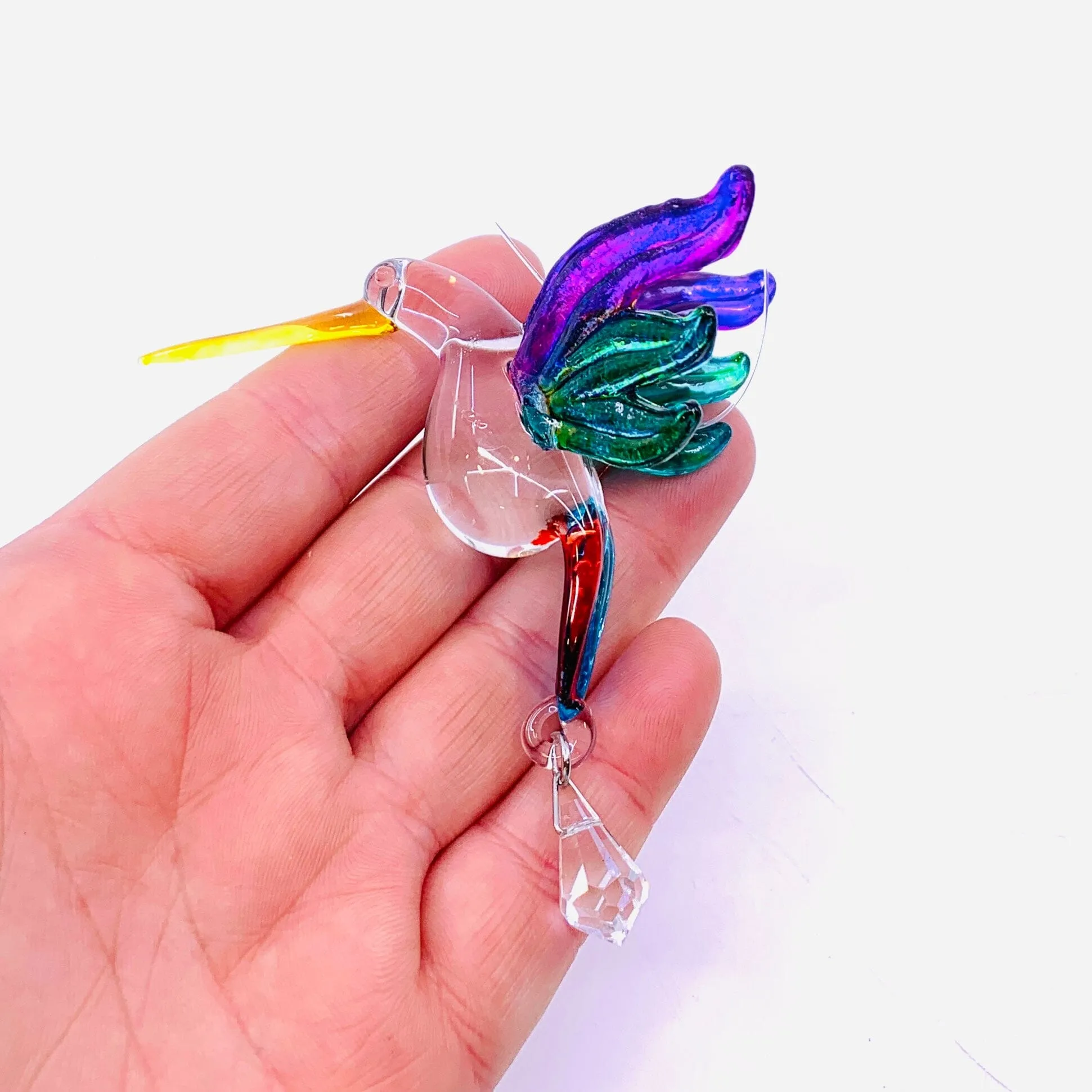 Dazzle Glass Hummingbird, Rainbow 18