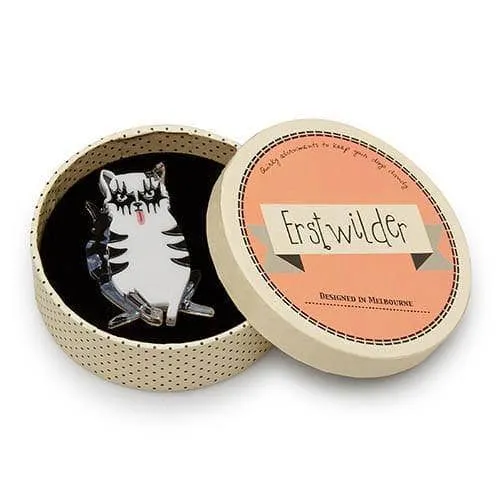 Detroit Rock City Cat Brooch
