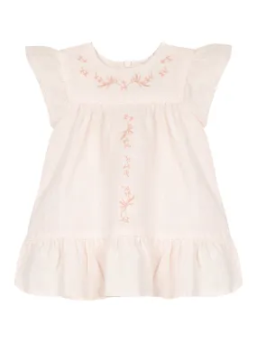 Dress - Pale pink linen