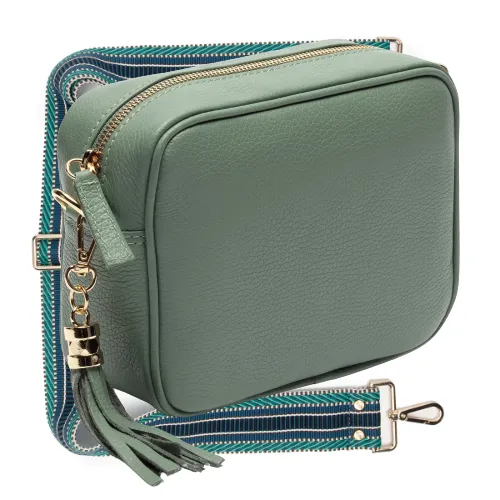 Elie Beumont Mint Leather Bag