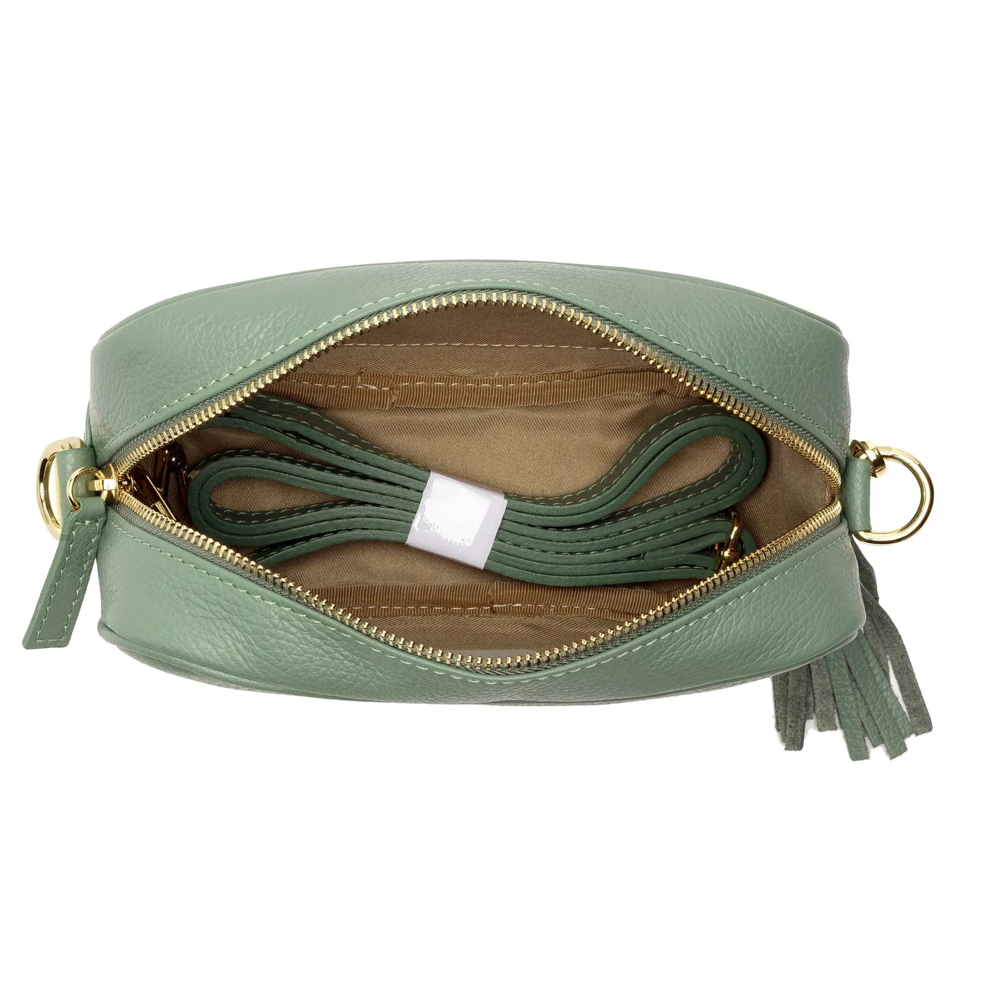 Elie Beumont Mint Leather Bag