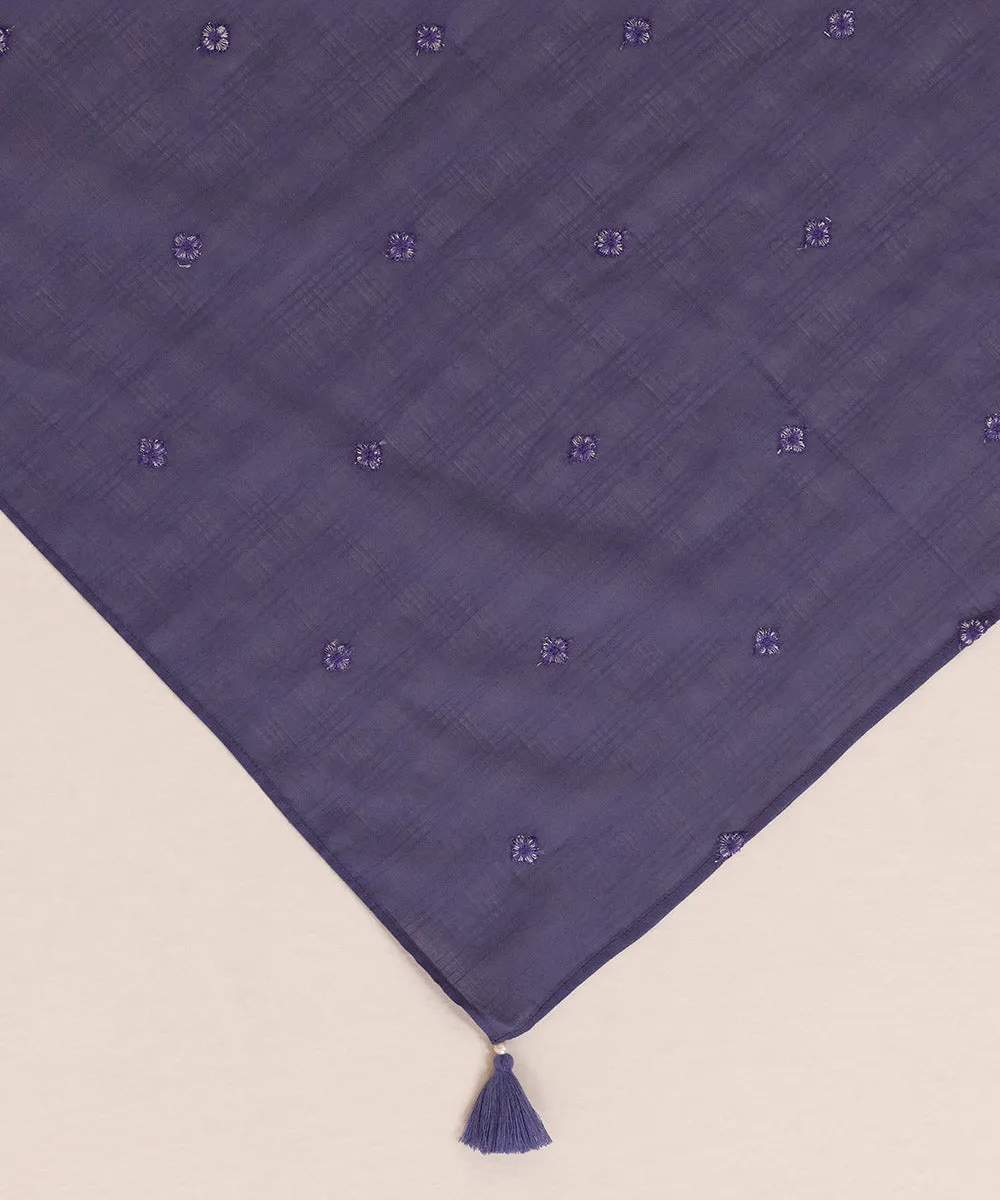 Embroidered Voile Dupatta