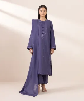Embroidered Voile Dupatta