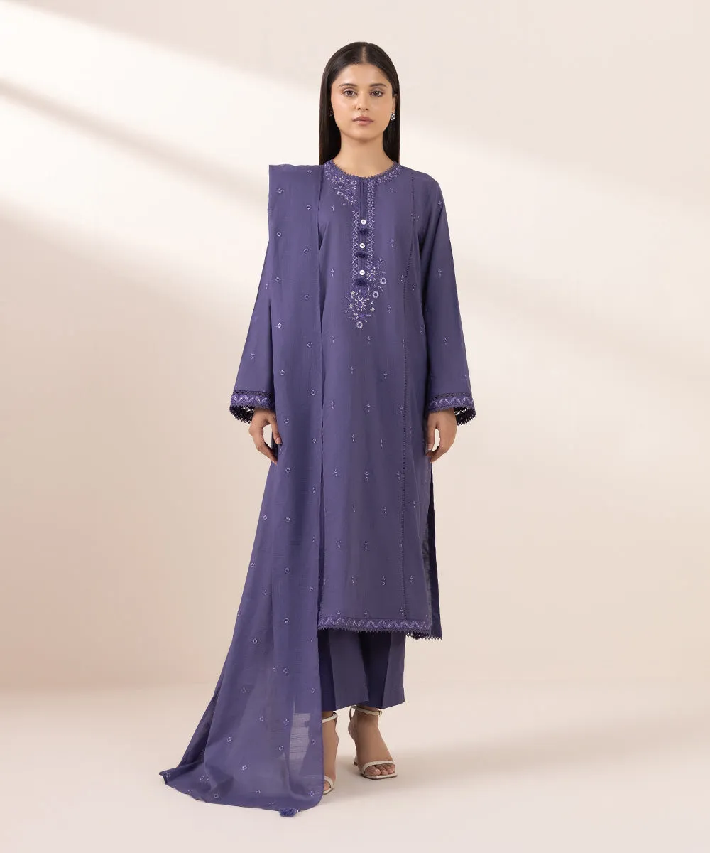 Embroidered Voile Dupatta