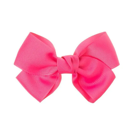 Grosgrain hairbow 11 cm. long with duckbill hair clip