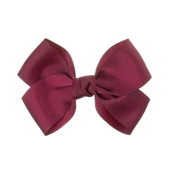 Grosgrain hairbow 11 cm. long with duckbill hair clip