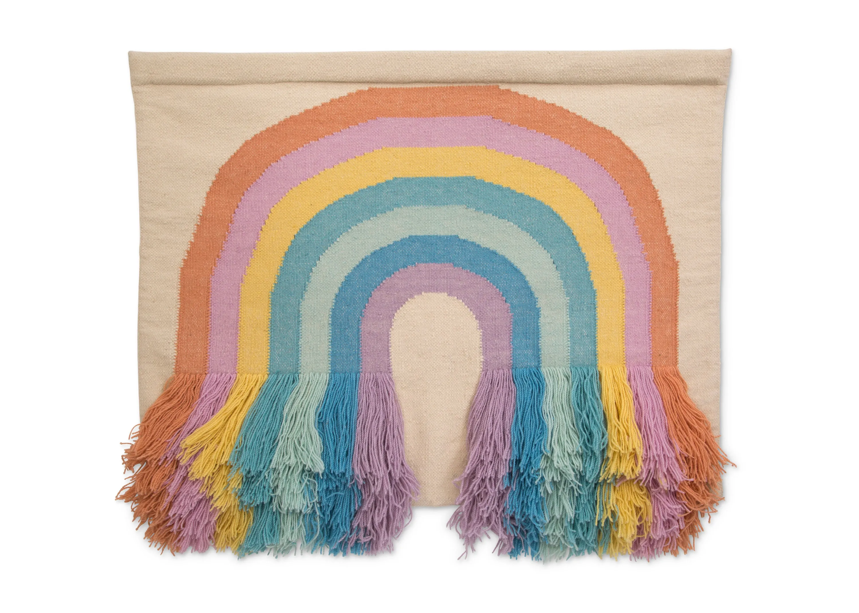 Handwoven Rainbow Wall Hanging