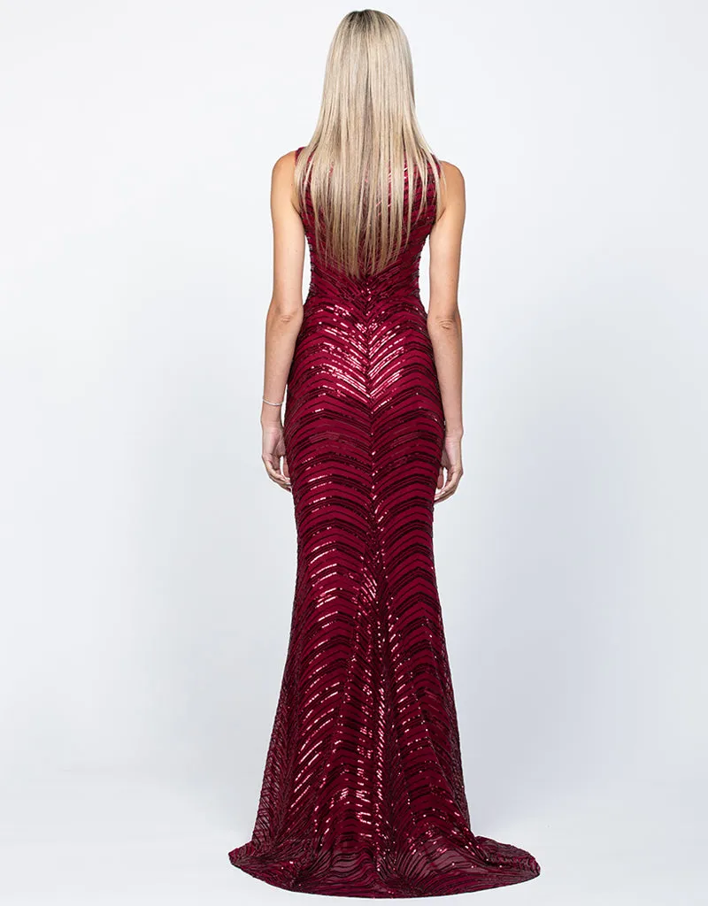 JOLIE HIGH NECK MAXI BL59D10L
