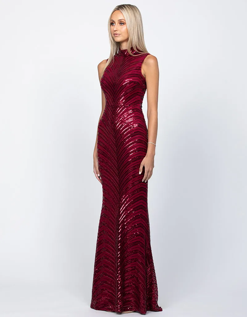 JOLIE HIGH NECK MAXI BL59D10L