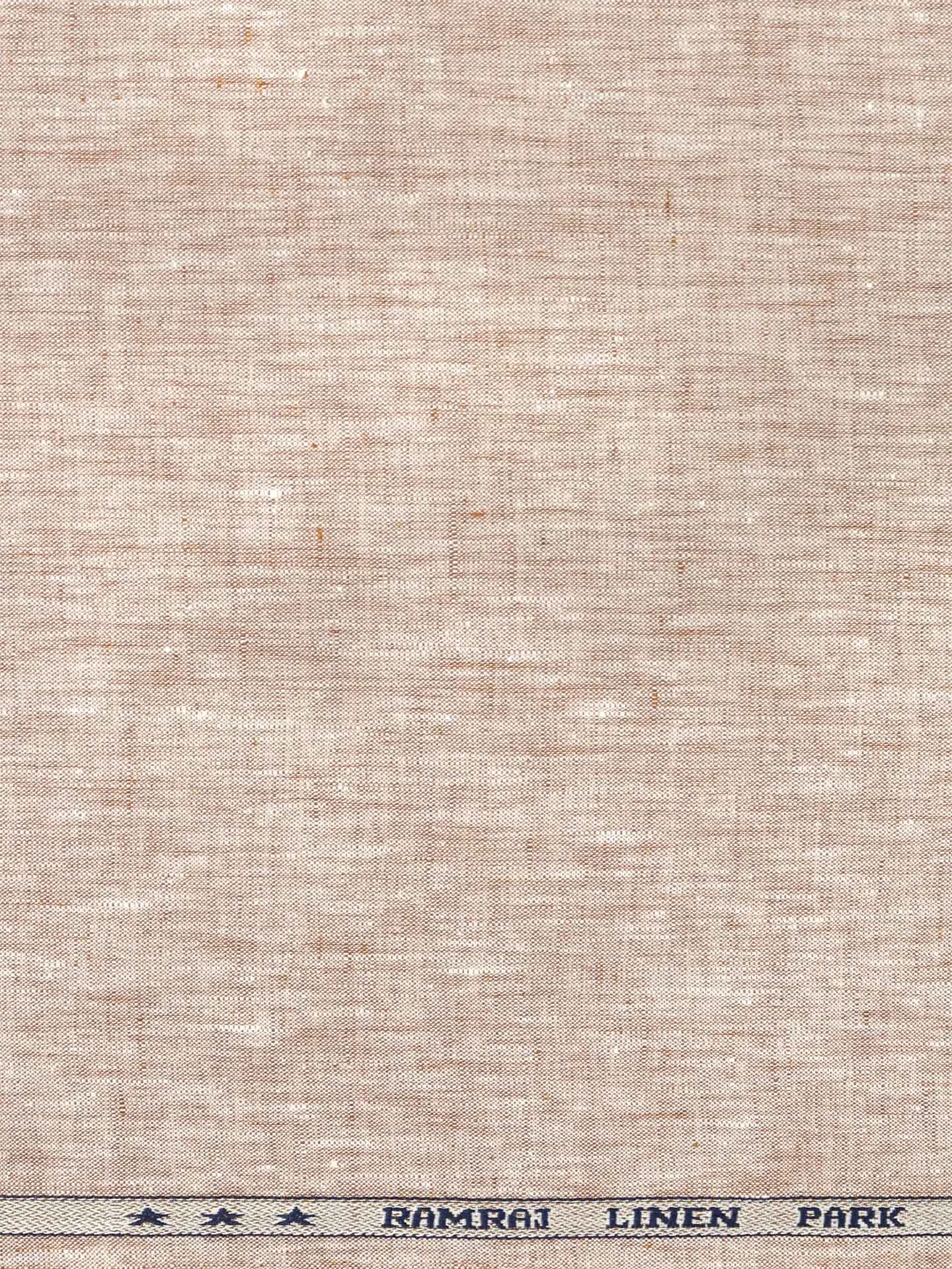 Linen Brooks Sandal Suiting Self Design Fabric