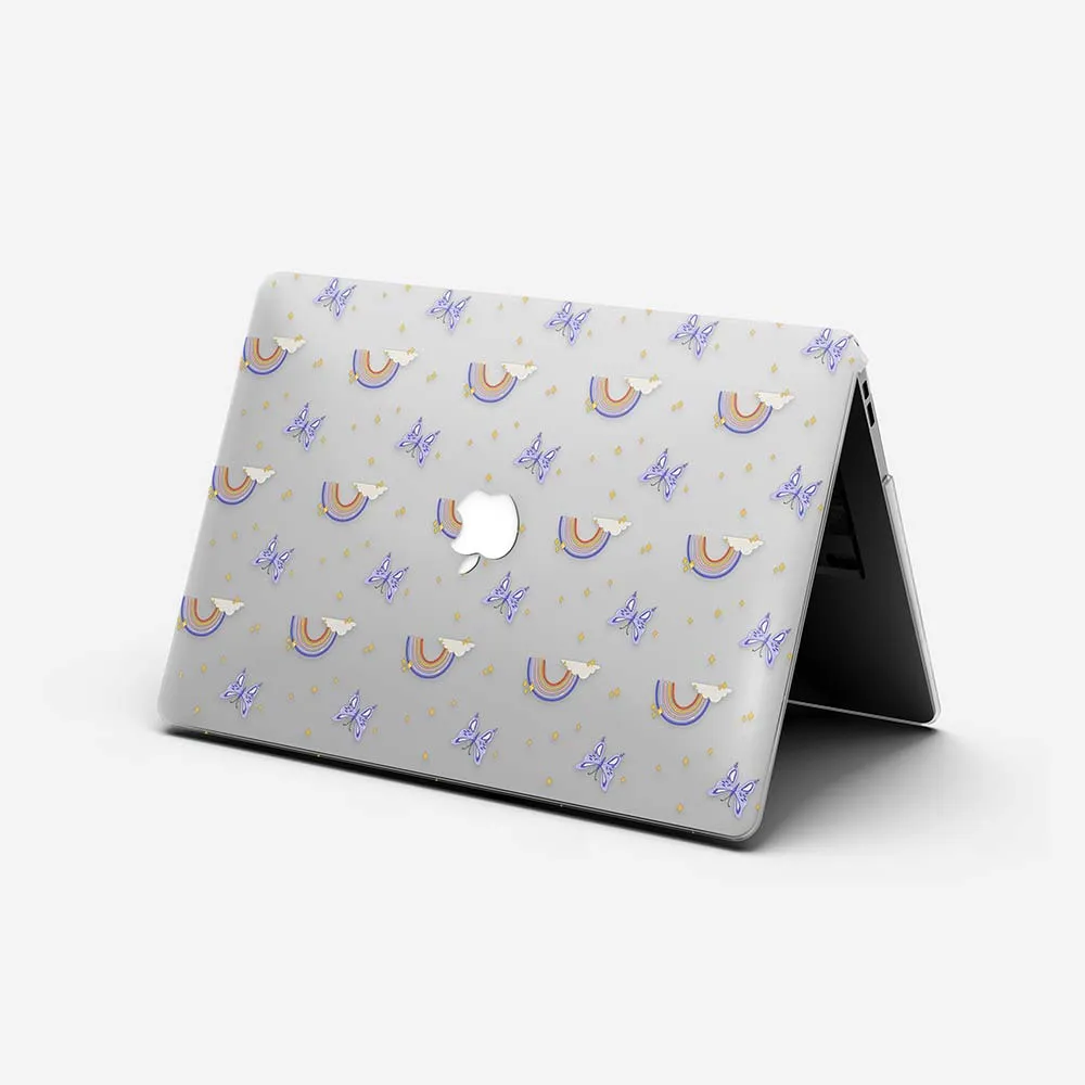 Macbook Case - Purple Butterflies