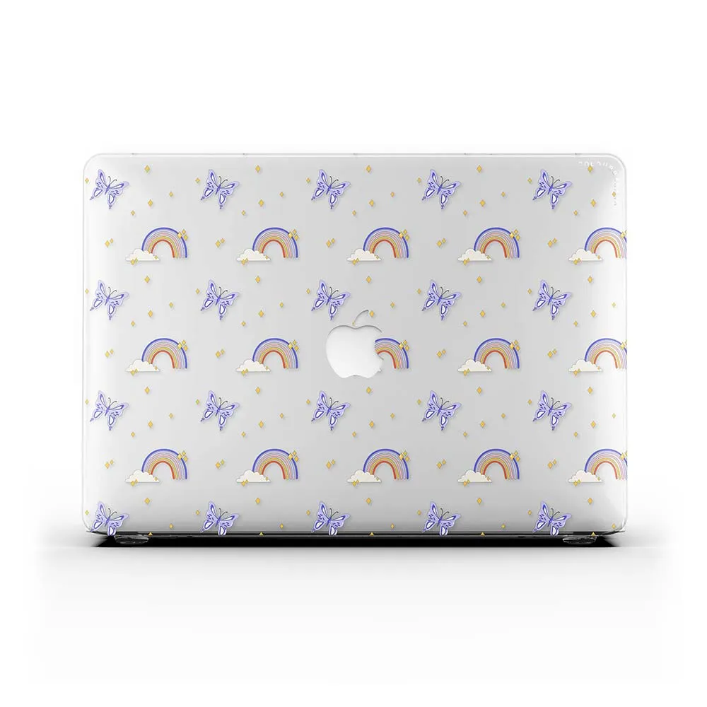 Macbook Case - Purple Butterflies