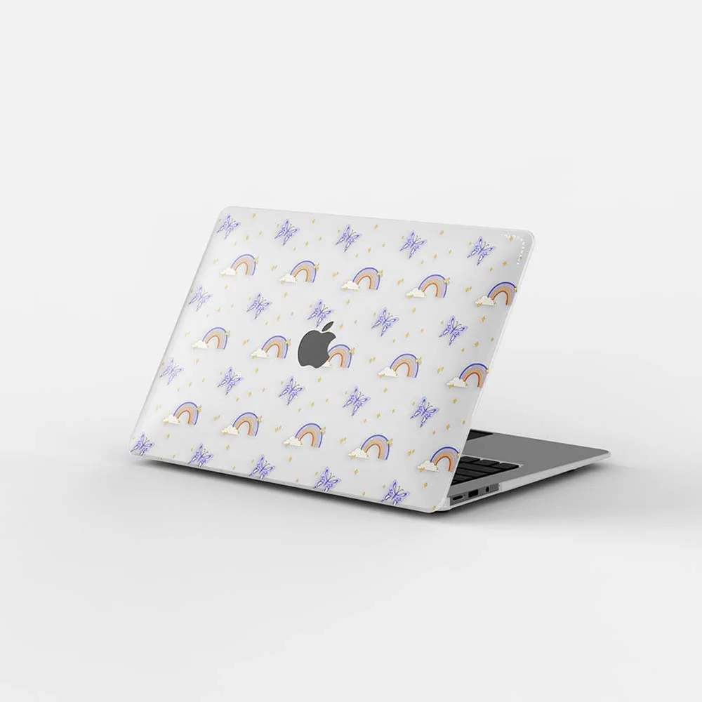 Macbook Case - Purple Butterflies