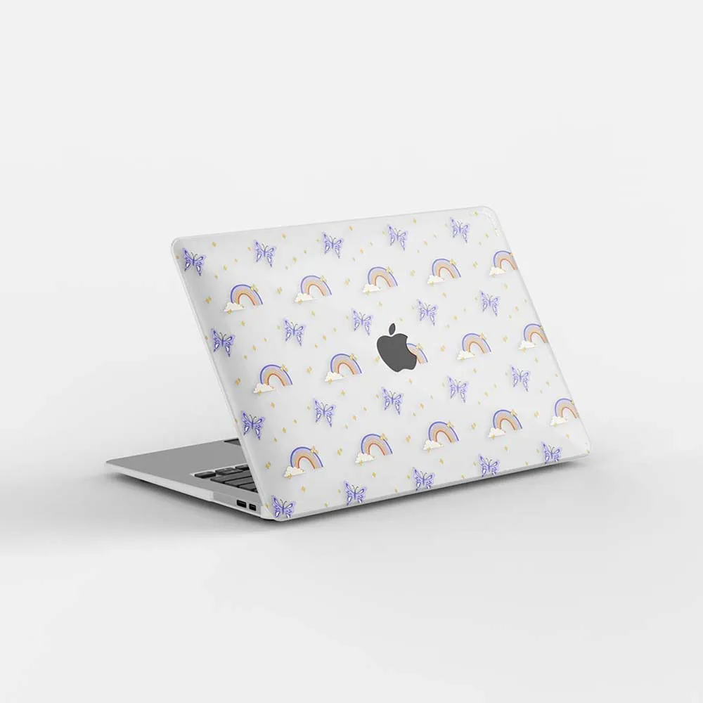 Macbook Case - Purple Butterflies