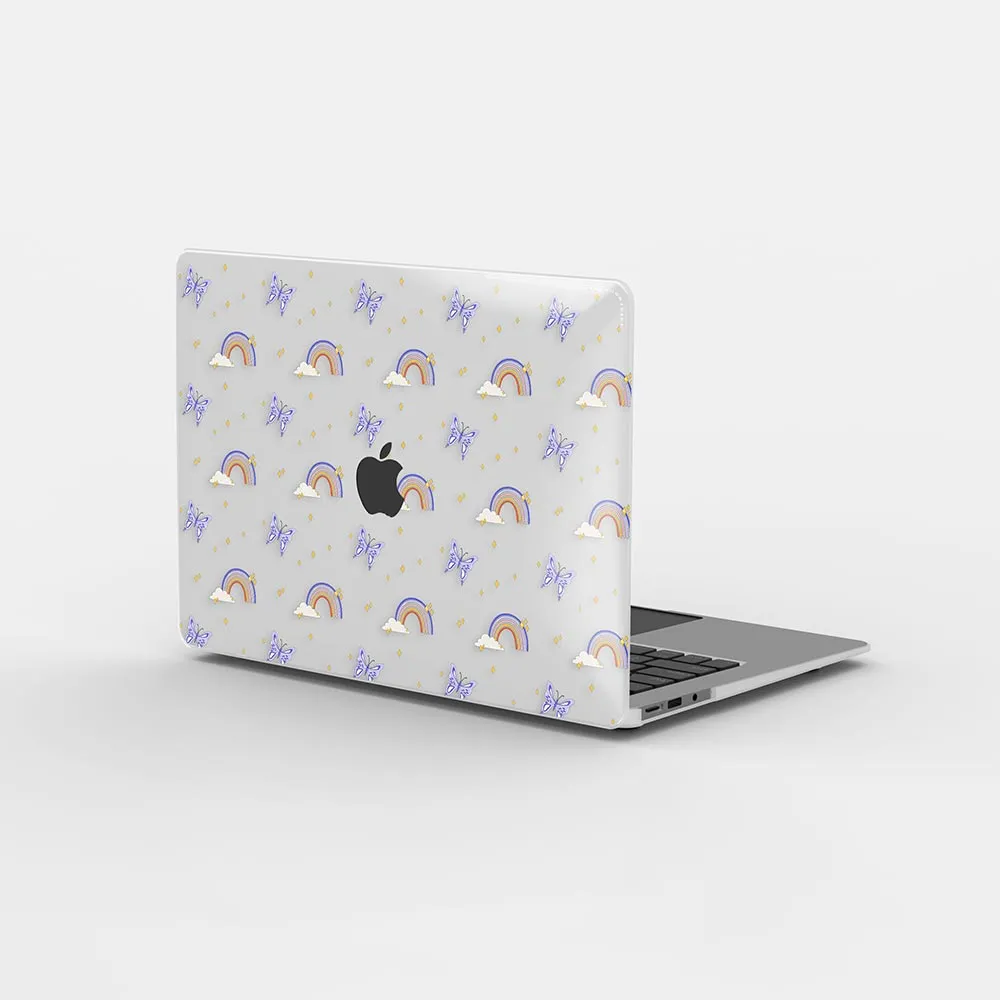 Macbook Case - Purple Butterflies