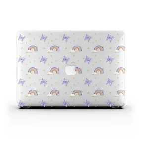 Macbook Case - Purple Butterflies