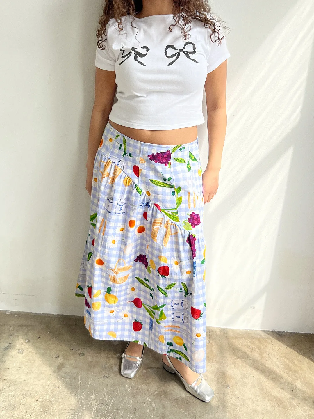Maeve Midi Skirt - Picnic Alfresco