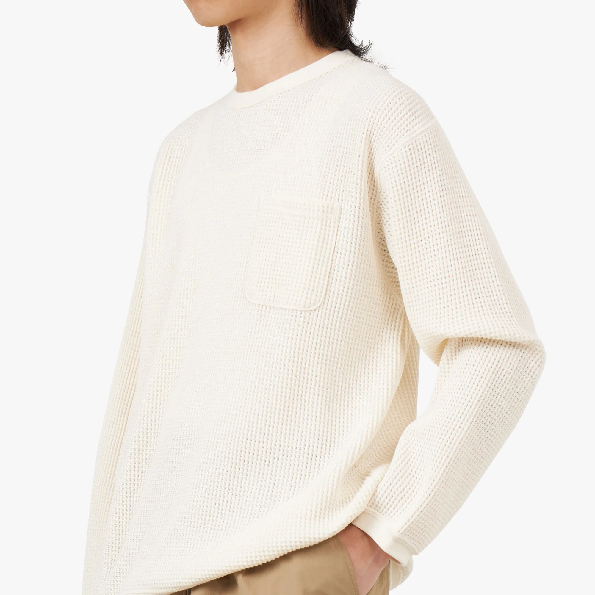 Manastash Heavy Snug Thermal Long Sleeve / White