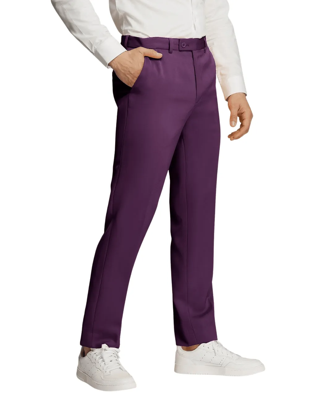 Microfiber Purple Suit