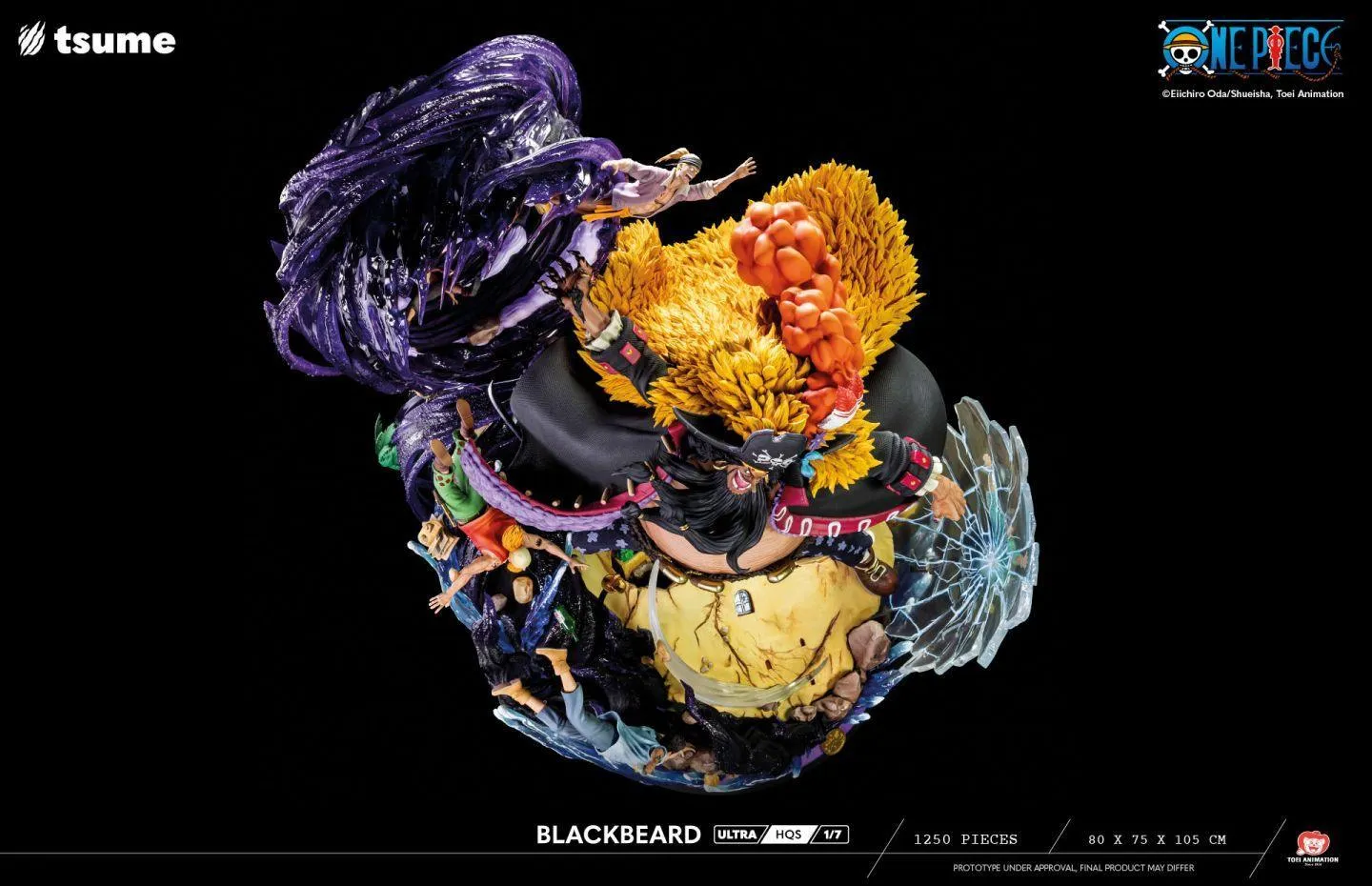 Plan-2- Deposit- One Piece-Black Beard HQS - Anime Figure