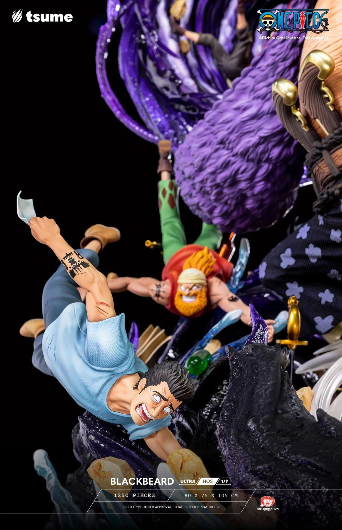 Plan-2- Deposit- One Piece-Black Beard HQS - Anime Figure