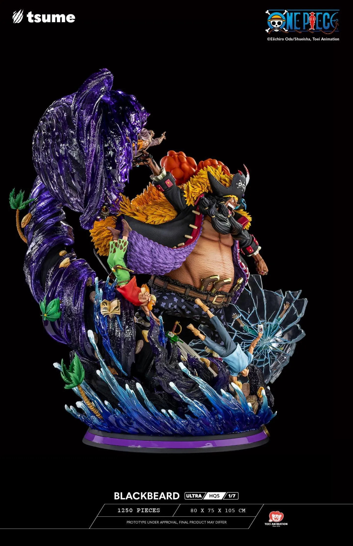Plan-2- Deposit- One Piece-Black Beard HQS - Anime Figure