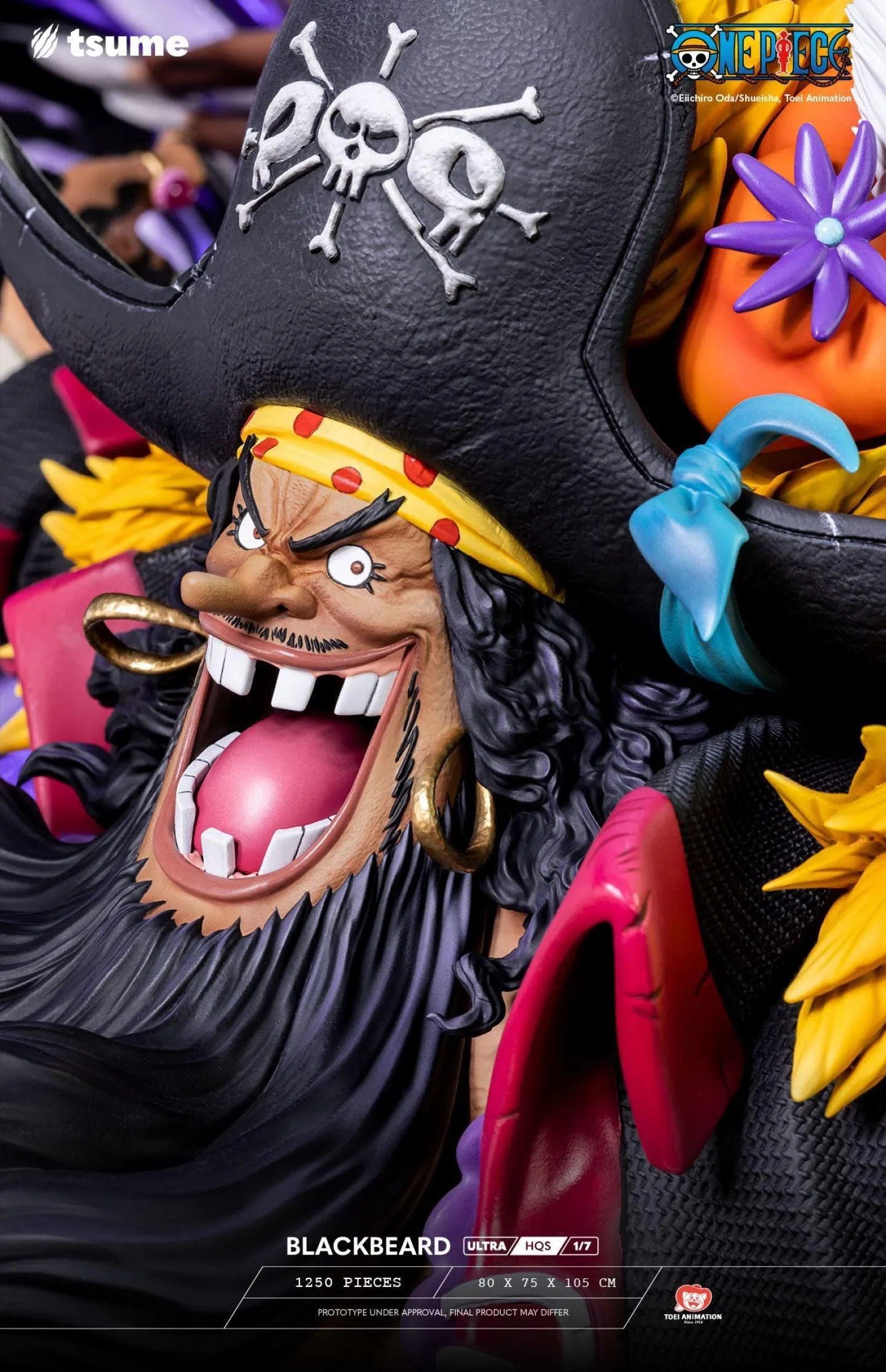 Plan-2- Deposit- One Piece-Black Beard HQS - Anime Figure
