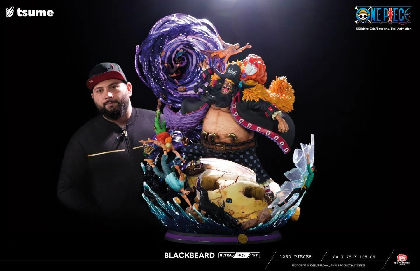 Plan-2- Deposit- One Piece-Black Beard HQS - Anime Figure