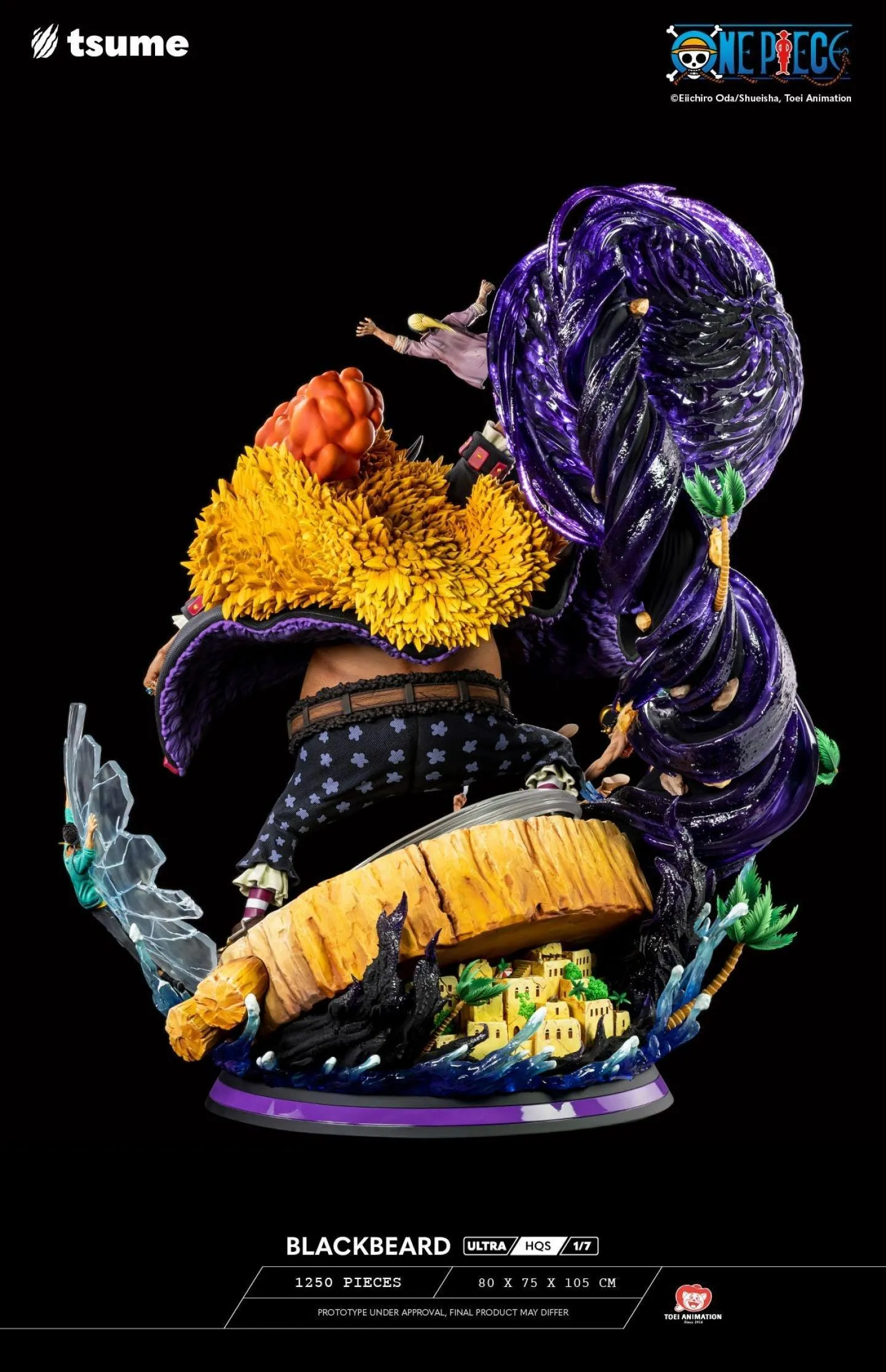 Plan-2- Deposit- One Piece-Black Beard HQS - Anime Figure
