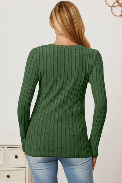 Tara V-Neck Long Sleeve