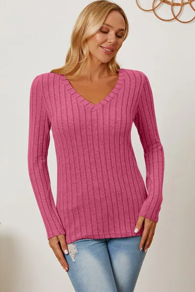 Tara V-Neck Long Sleeve