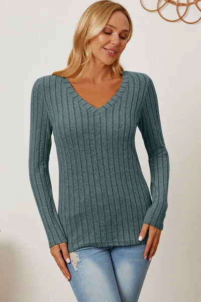 Tara V-Neck Long Sleeve