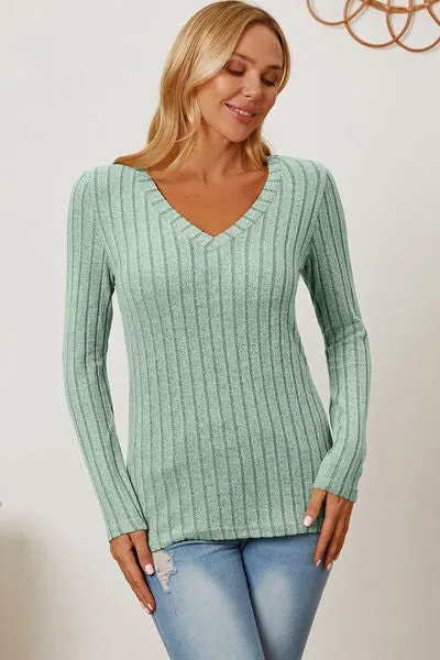 Tara V-Neck Long Sleeve