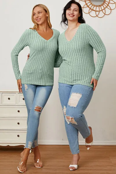 Tara V-Neck Long Sleeve