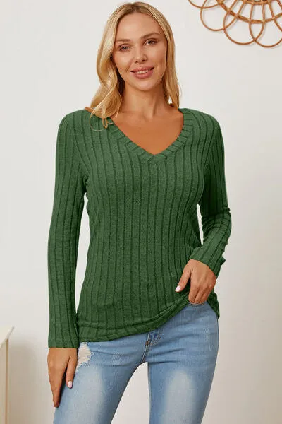 Tara V-Neck Long Sleeve
