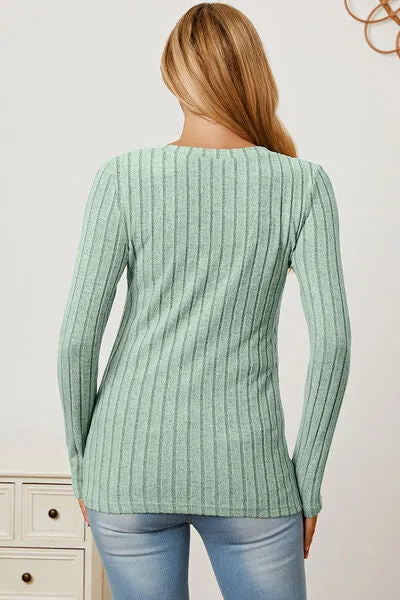 Tara V-Neck Long Sleeve