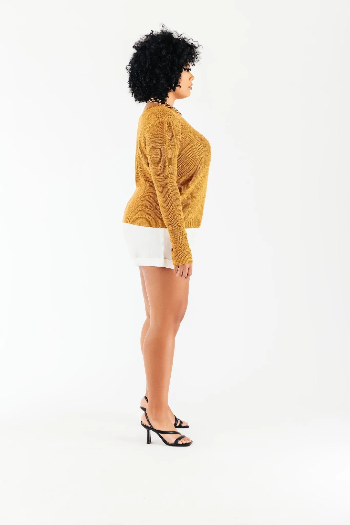 White Cupro Benson Short