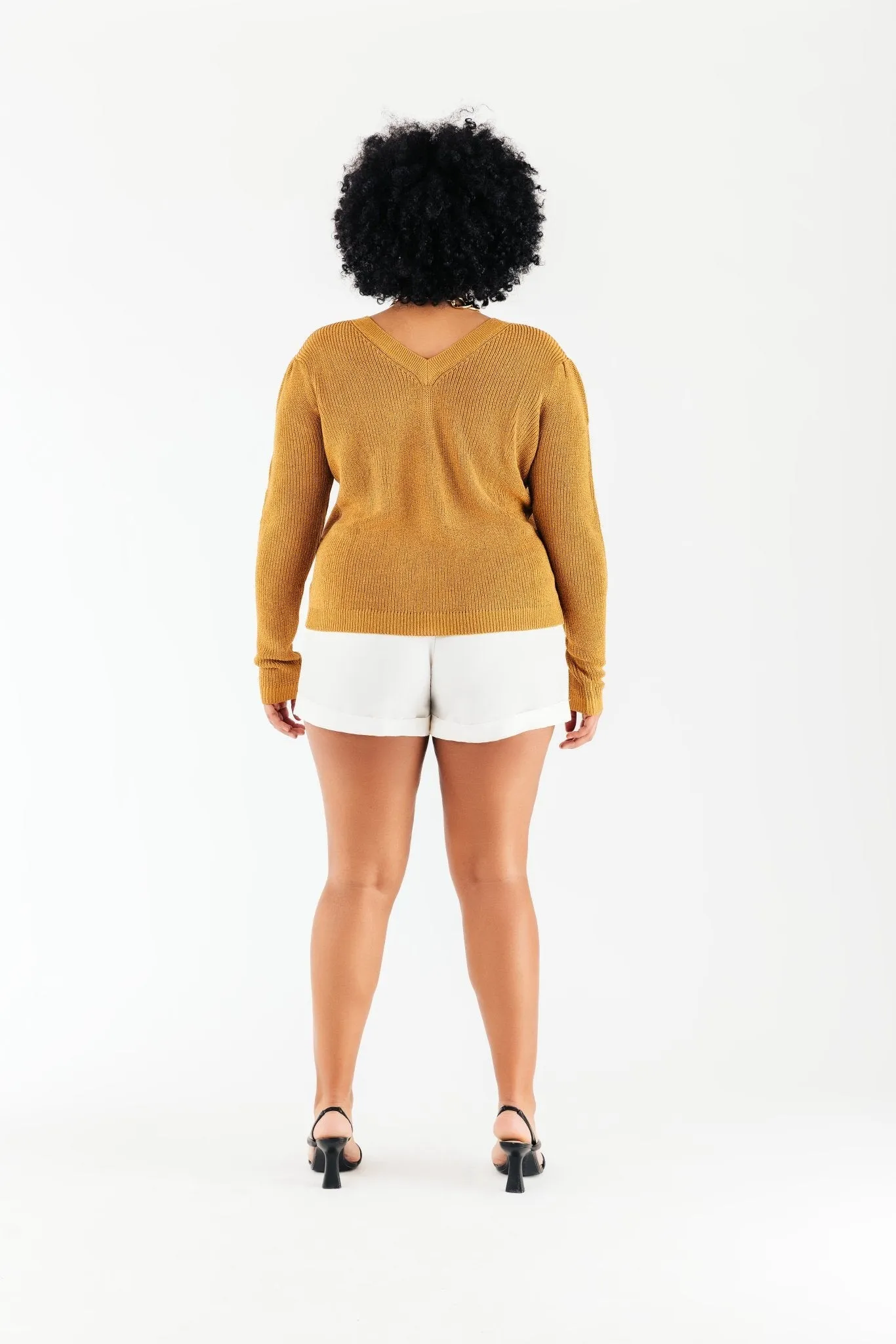 White Cupro Benson Short