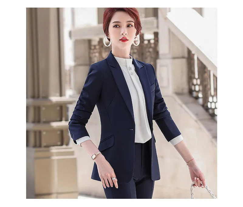 Women's Trouser Suit Office Professional Suit Jacket